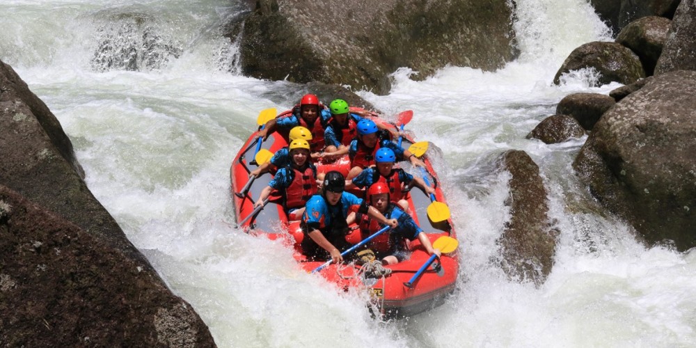 white water rafting